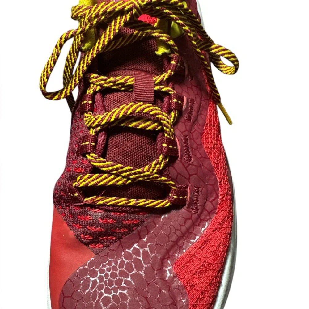 Under Armour Curry‎ Bruce Lee Fire Red Yellow Mens Basketball Shoes Size 7.5